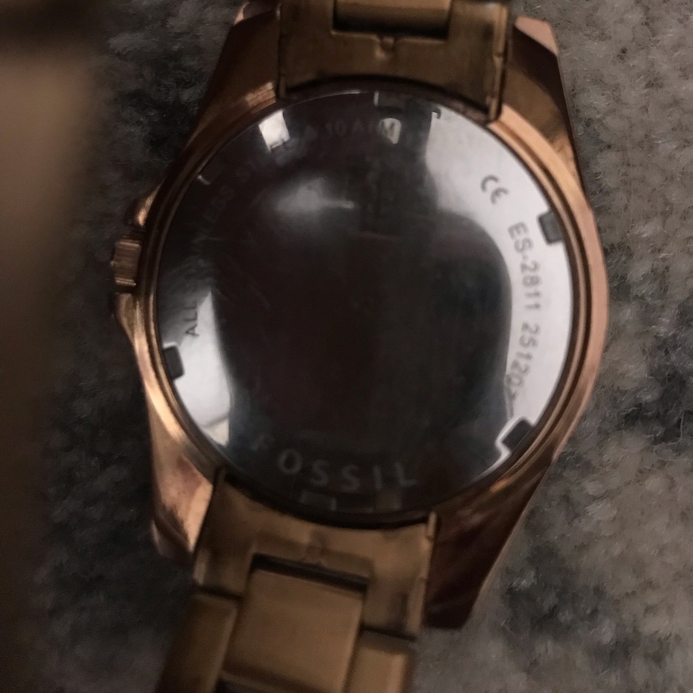 Rose gold FOSSIL watch - Picture 4 of 4